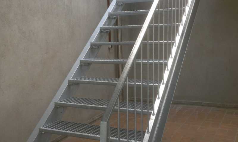 Abbildung Stahltreppe verzinkt